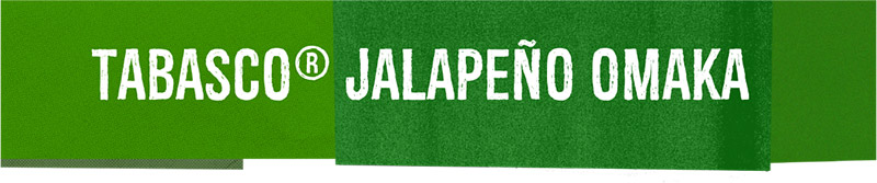 tabasco JALAPENO pekoca omaka